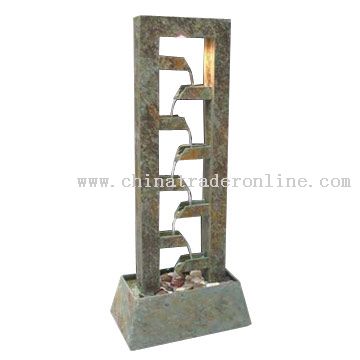 Aqueduct Rustic Slate Floor Fountain from China